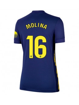 Atletico Madrid Nahuel Molina #16 Replika Borta Kläder Dam 2025-26 Kortärmad